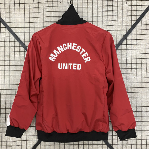 Retro Manchester United Windbreaker Jacket