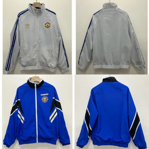 Retro Manchester United 96/97 Double-Sided Windbreaker Jacket