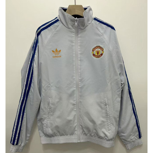 Retro Manchester United 96/97 Double-Sided Windbreaker Jacket