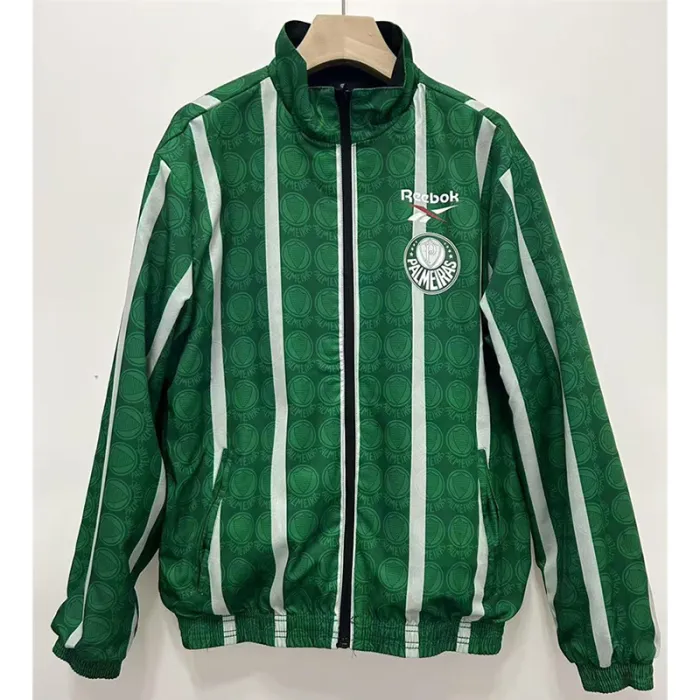Retro Palmeiras Double-Sided Windbreaker Jacket
