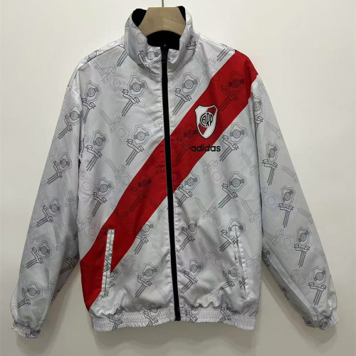 Retro River Plate 96/97 Double-Sided Windbreaker Jacket