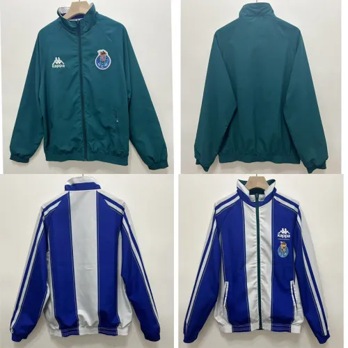 Retro Porto 1998 Double-Sided Windbreaker Jacket