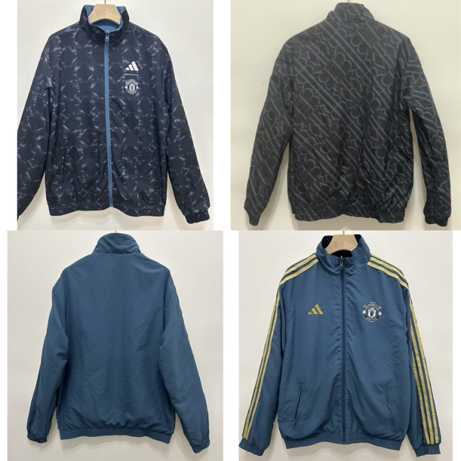 2025 Manchester United  Double-Sided Windbreaker Jacket