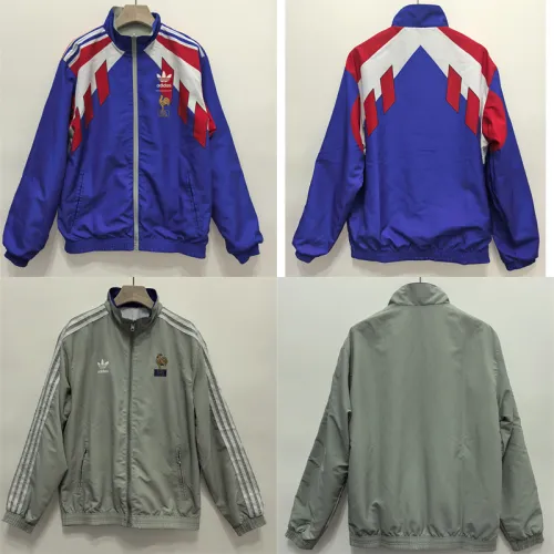 Retro France 90/91 Double-Sided Windbreaker Jacket