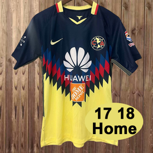 Retro 17/18  America Home Man Jersey