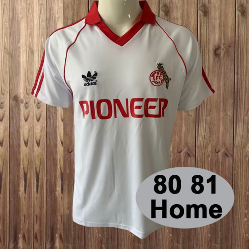 Retro 80/81  Koln Home Man Jersey