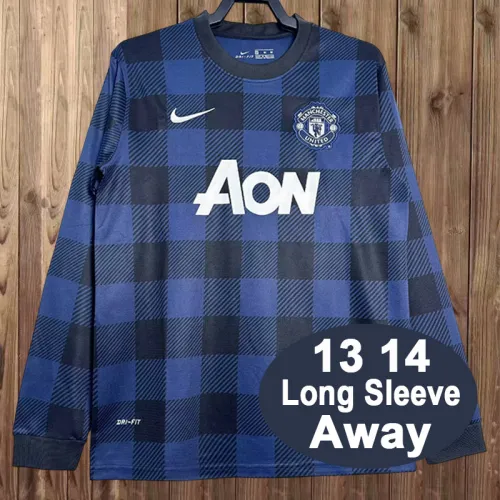 Retro Manchester United 13/14 Away Long Sleeves Jersey