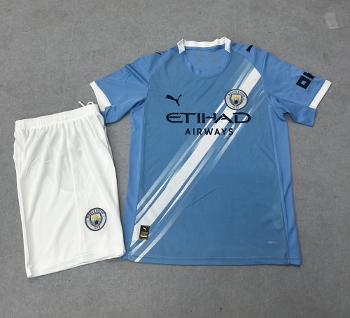 25/26 Manchester City Home  Adults Uniform