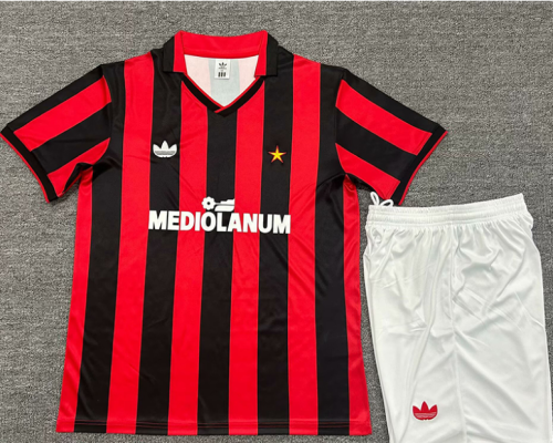 Retro 91/92  AC Milan Home Kids Kit