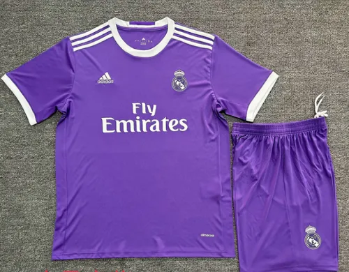 Retro 16/17 Real Madrid  Away Kids Kit