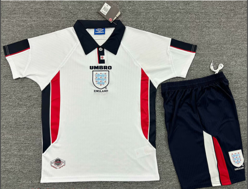 Retro 1998 England Home Kids Kit