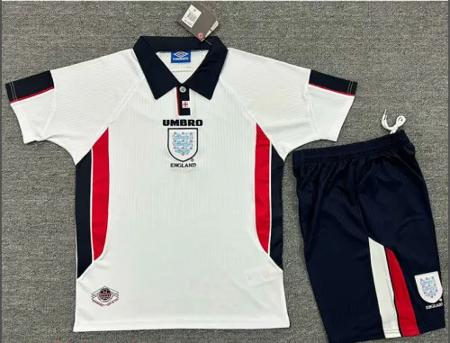 Retro 1998 England Home Kids Kit