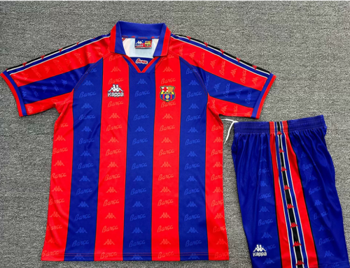 Retro 96/97 Barcelona  Home Kids Kit