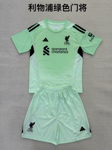 25/26 Liverpool Goalkeeper Kids Kit