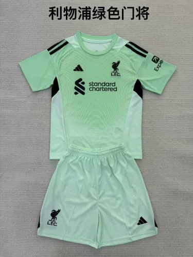 25/26 Liverpool Goalkeeper Kids Kit
