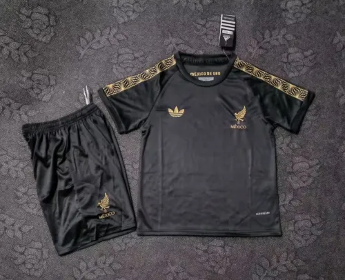 25/26 Mexico black  kids kit
