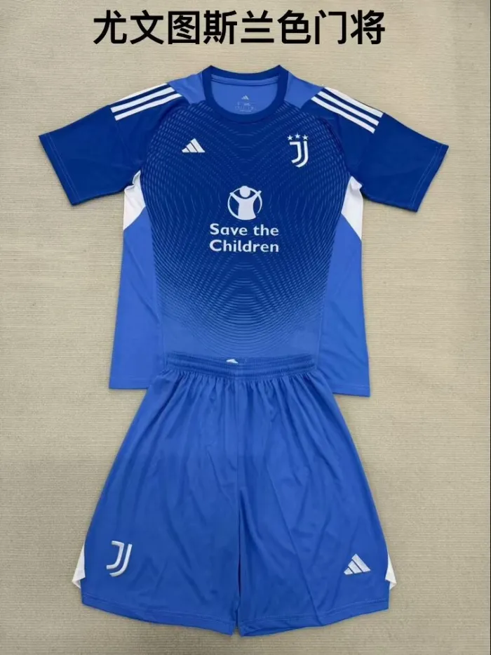 25/26 Juventus Goalkeeper Kids Kit