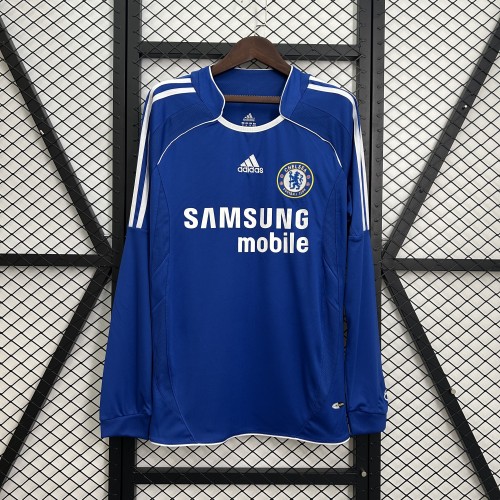 Retro 06/07  Chelsea Home Long Sleeve Home Jersey