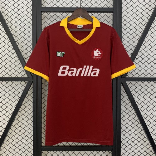 Retro 89/90  AS Roma Home Jersey