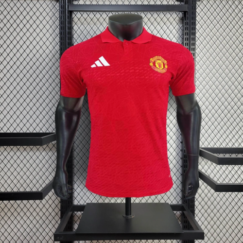 25/26  Manchester United Polo Jersey Player Version