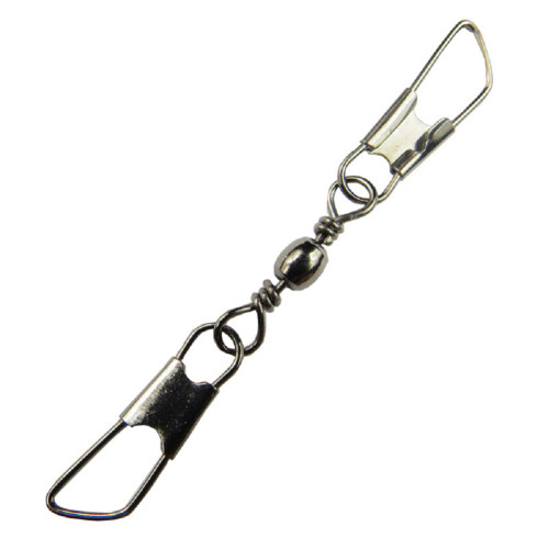 Fishing Barrel Swivels with Double Safety Snap ,rated from 9 LB to 150 LB