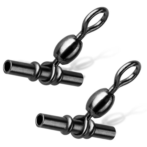 3 way Stainless steel fishing cross line crane swivels,rated from 40 LB to 180 LB