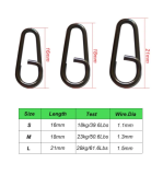 Fishing Split Rings, power Clip Snap, Carp Fishing Accessory ,Stainless Steel