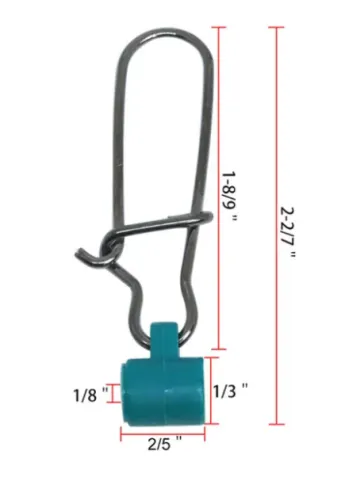 Fishing Sinker Slides with #8 Duolock Snap , Sinker Sliders Fish Finder