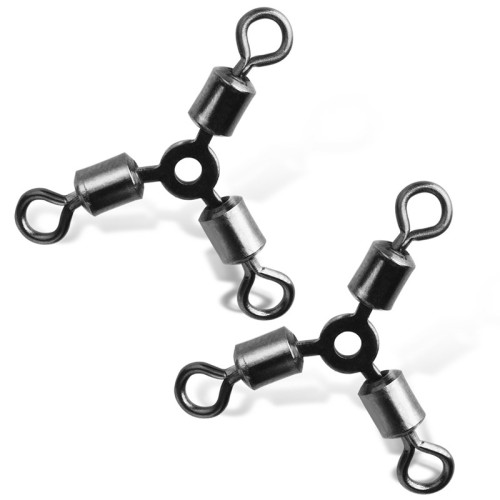 3 Way Fishing swivels O shape rolling swivels,Rated 14 LB to 66 LB