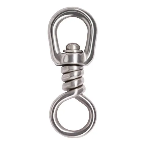 Stainless Steel Fishing Swivel, Hook Lure Connector High Strength for Tuna Longline Sea Saltwater Fishing