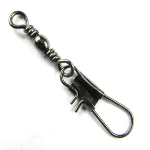 Stainless steel fishing Barrel Swivels with Interlock Snap ,rated from 13 LB to 101 LB