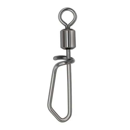 Stainless Fishing Rolling Swivel with T shape Snap size 3/0 to size 10,rated from 29 LB to 210 LB