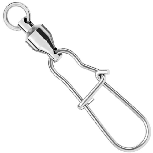Fishing ball bearing swivel with duolock snap ,Rated from 24 LB to 300 LB