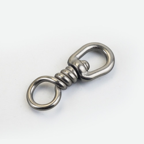 Stainless Steel Fishing Swivel, Hook Lure Connector High Strength for Tuna Longline Sea Saltwater Fishing