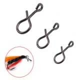 Fly Clips No-Knot Fast Snaps Fly Fishing Snap No Knot Snaps Quick Change Connect snap for Flies Hook & Lures