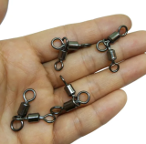 3 way Fishing rolling triangle jointed rolling swivels ,size 4/0 to 12 ,Rated from 7LB to 210 LB