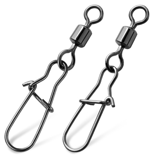 Stainless steel fishing swivels Rolling swivel with duolock snap ,rated from 7 LB TO 146 LB