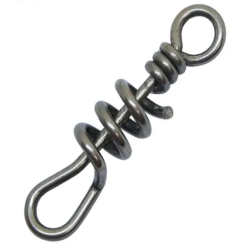 Swivels Fishing Connector Screwed Snap Swivel Hook Sea Fishing Tackle Stainless Steel