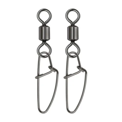Stainless steel Fishing Rolling swivel with insurance snap ,rated from 11 LB to 187 LB