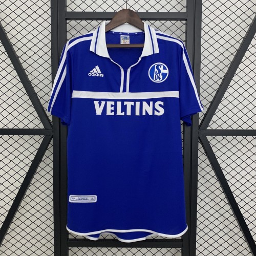 Retro Schalke 04 01/02 Home Jersey