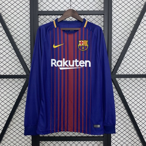 Retro 17/18 Barcelona Home Long jersey