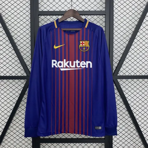 Retro 17/18 Barcelona Home Long jersey