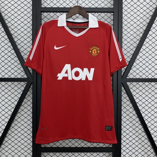 Retro 10/11 Manchester United Home Jersey