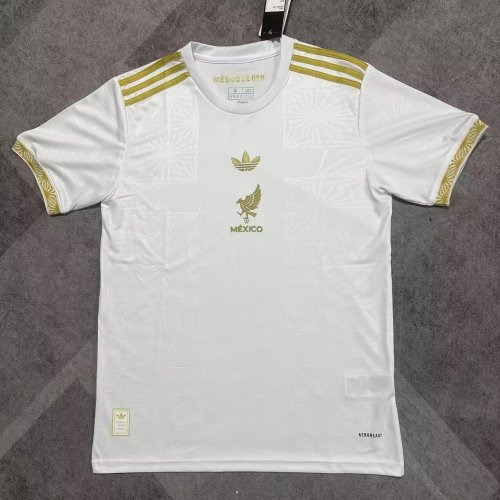 25/26 Mexico White Gold Man Jersey | Fan Version