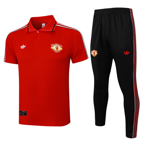 25/26 Manchester United Polo Adult Suit