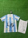 2025 Argentina Messi Commemorative Edition Kids Kit