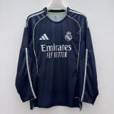25/26 Real Madrid Away Long Sleeve Jersey