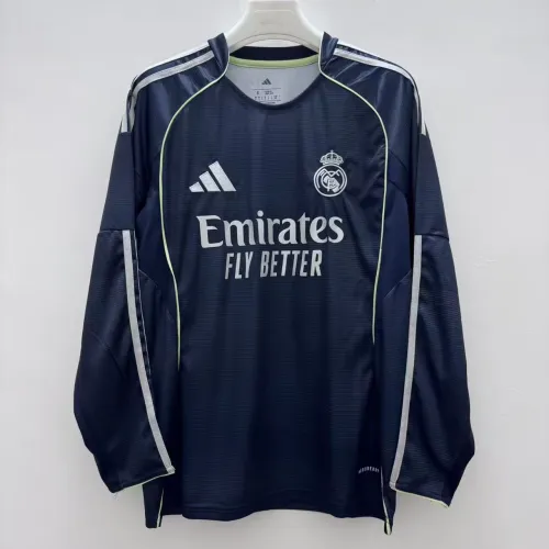 25/26 Real Madrid Away Long Sleeve Jersey