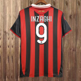 09/10 Retro AC Milan Home Sleeve