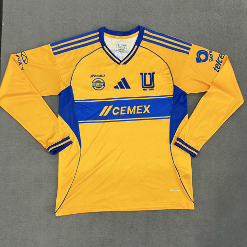 25/26 Tigres UANL Home Long Sleeve Jersey